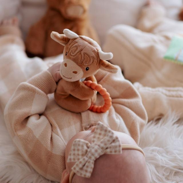 Hetty Highland Cow Teether Rattle - 6