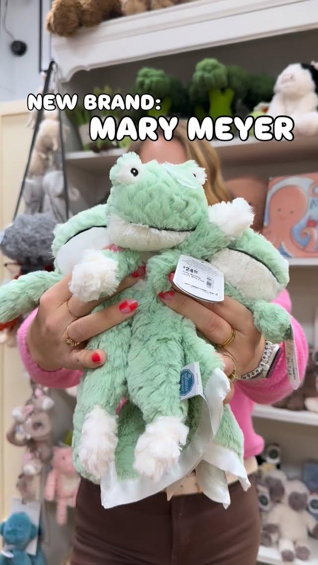 Putty Nursery Mint Frog Character Blanket - Mary Meyer Stuffed Toys