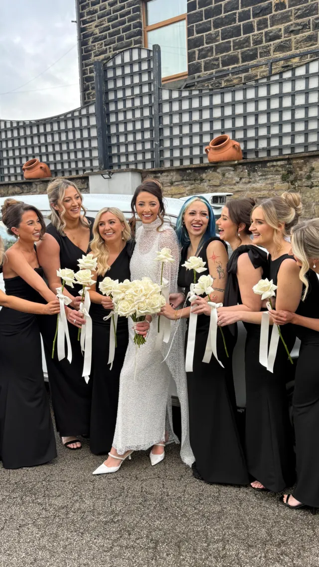 pretty lavish black bridesmaid dress Can we bottle this feeling with the girls✨ Content Creator: matchmademoments Venue: the.new.inn P Size:Us Size 10