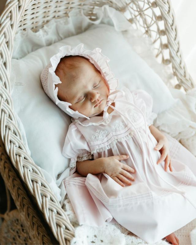 Newborn Girl Pink Dress | Feltman Brothers