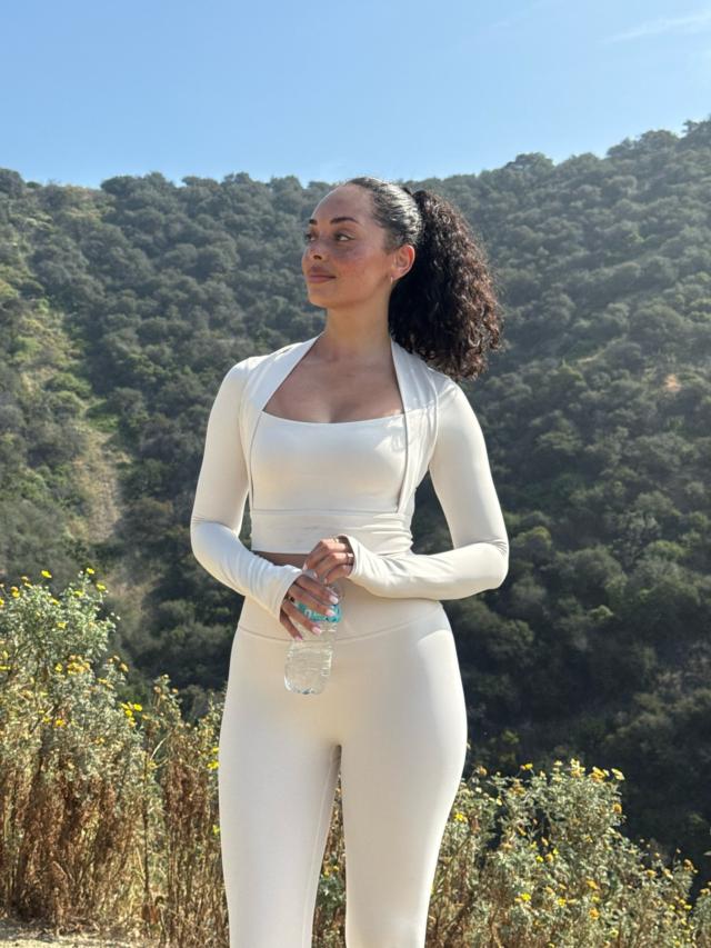 Softsculpt Bolero Long Sleeve Top - Marshmallow