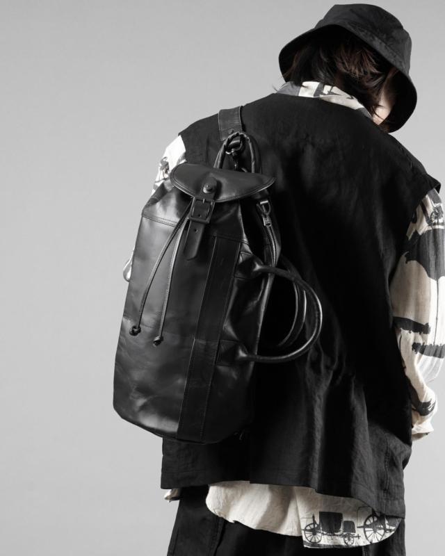 ISAMU KATAYAMA BACKLASH HERRINGBONE CASQUETTE (BLACK)の商品ページ