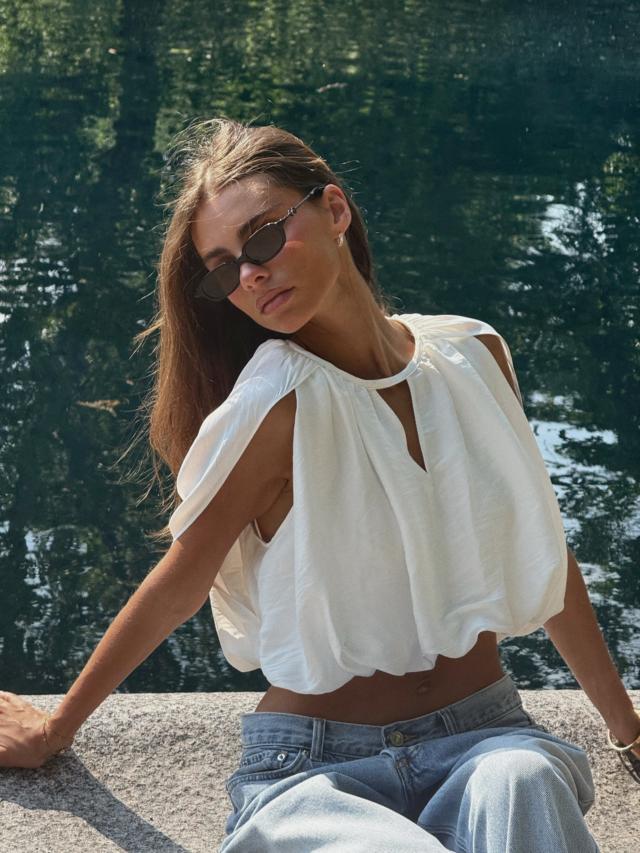 Cape Bubble Top – WeWoreWhat