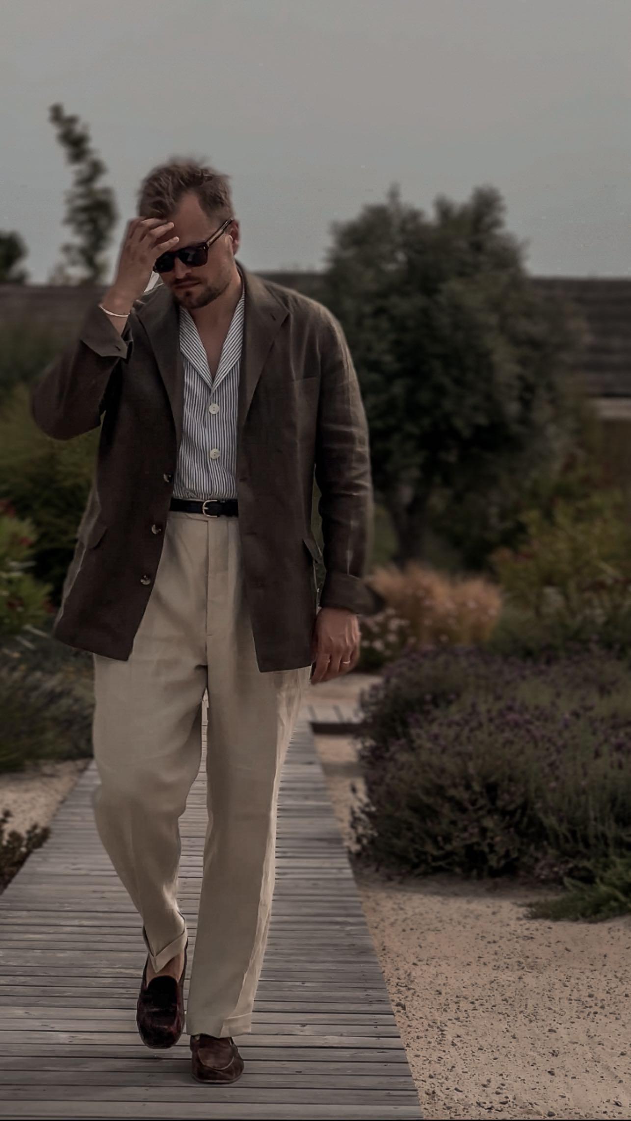 The Hand - Edward Green Polperro Brown Pepper Suede