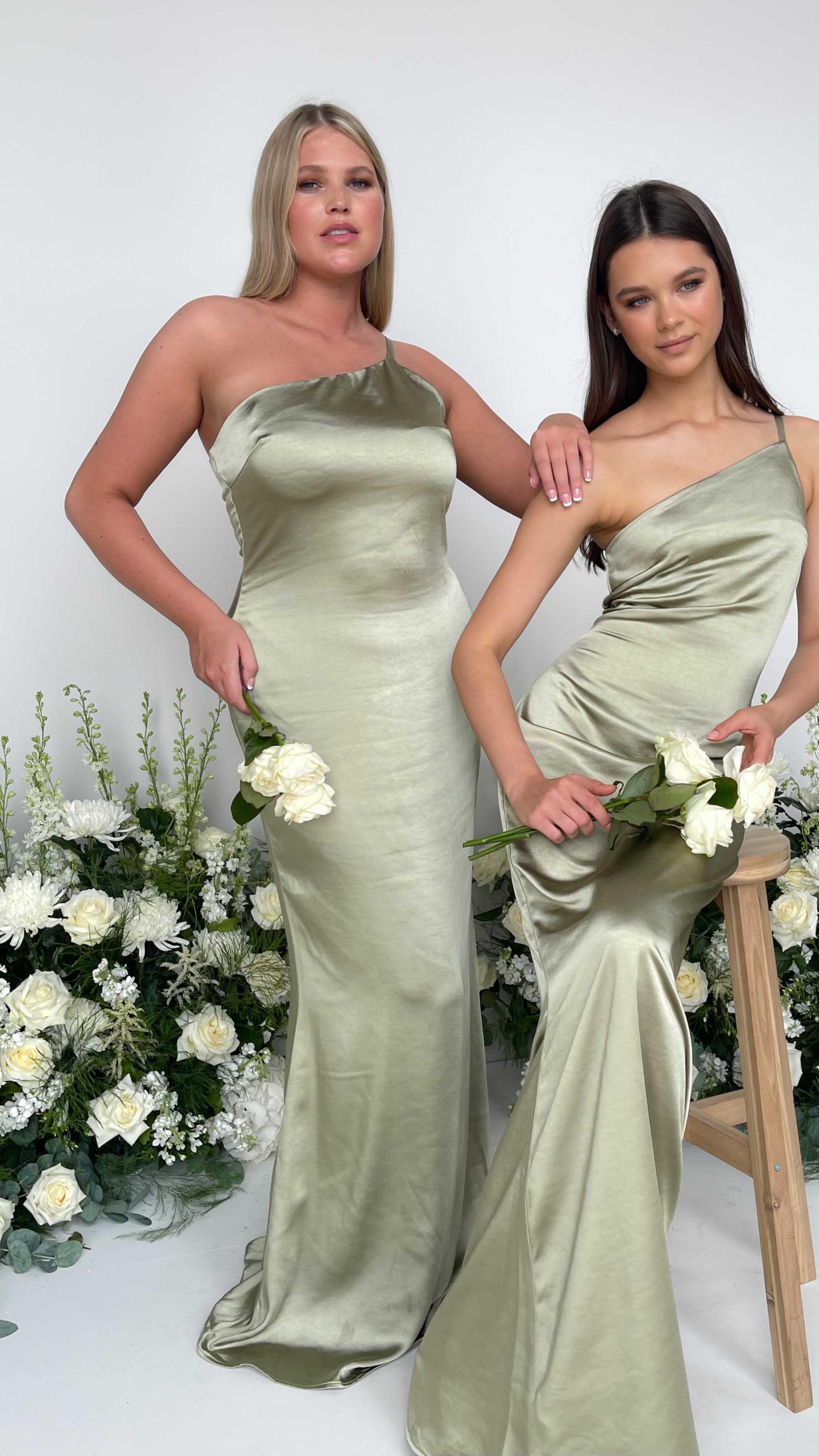 knee length dresses for ladies Keisha Maxi Bridesmaid Dress main image 0