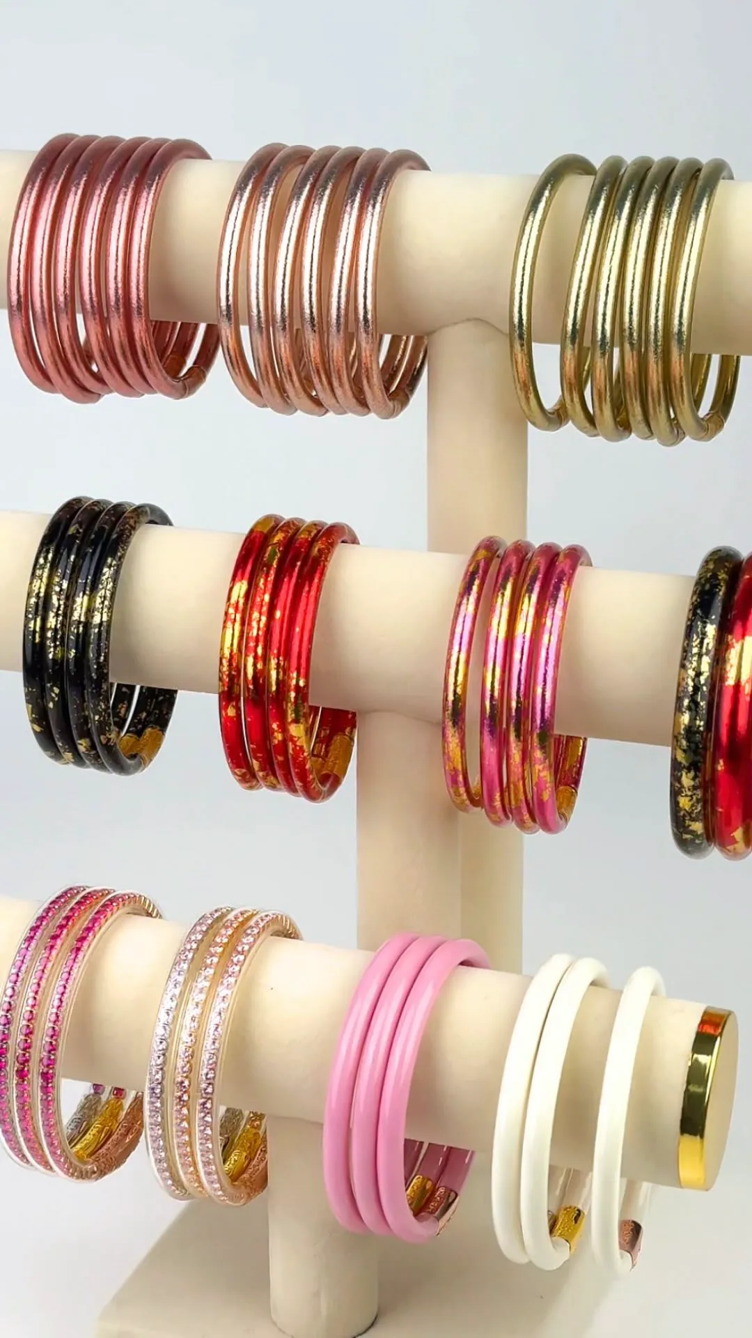 Champagne All Weather Bangles - Serenity Prayer | BuDhaGirl display picture 2