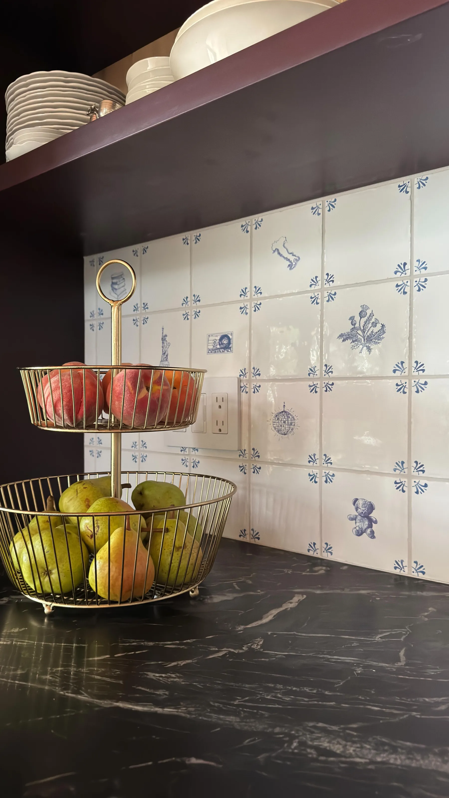 Ice Cream Twist Delft Tile | Petra Palumbo
