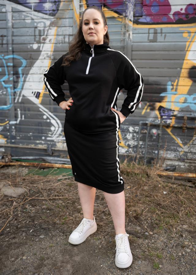 Half Zip Athleisure Dress - Kate Hewko