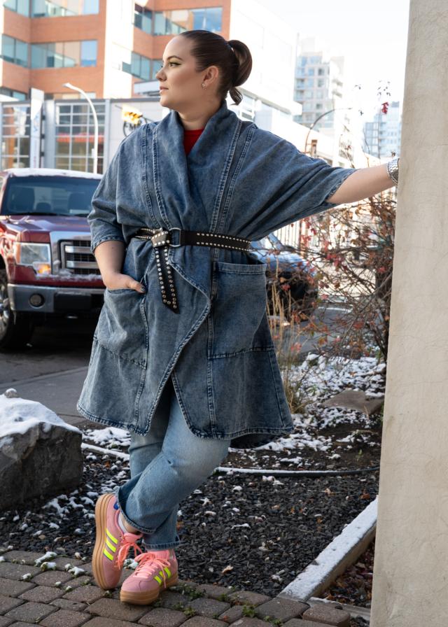 Lightweight Denim Cardigan - Kate Hewko