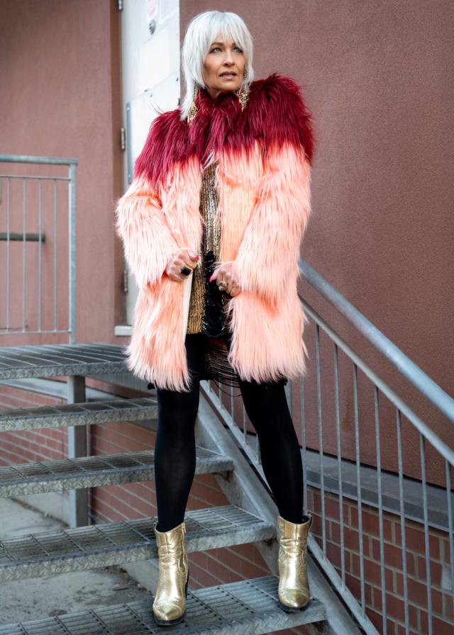 Herlipto  Faux Fur Coat サイズM Herlipto Faux Fur Coat サイズM NWT H&M A/W 2024 Fluffy Faux