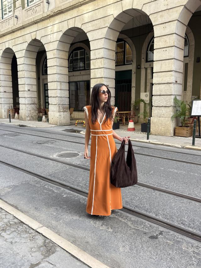 Maré Cinnamon Dress