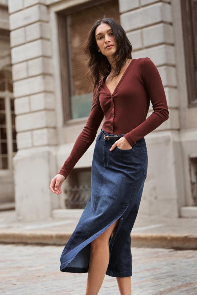 2022 アパルトモン AP STUDIO Slit Denim Skirt AP STUDIO（アパルトモンL'Appartement） 2022SSスリットデニム