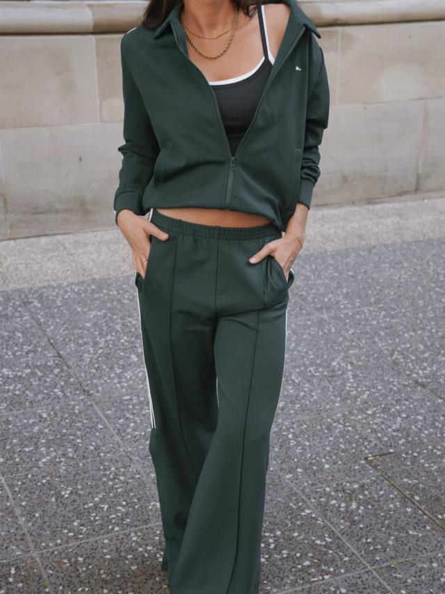 COBRA ZEPHYR WIDE LEG PANT in RACING GREEN | The UPSIDE