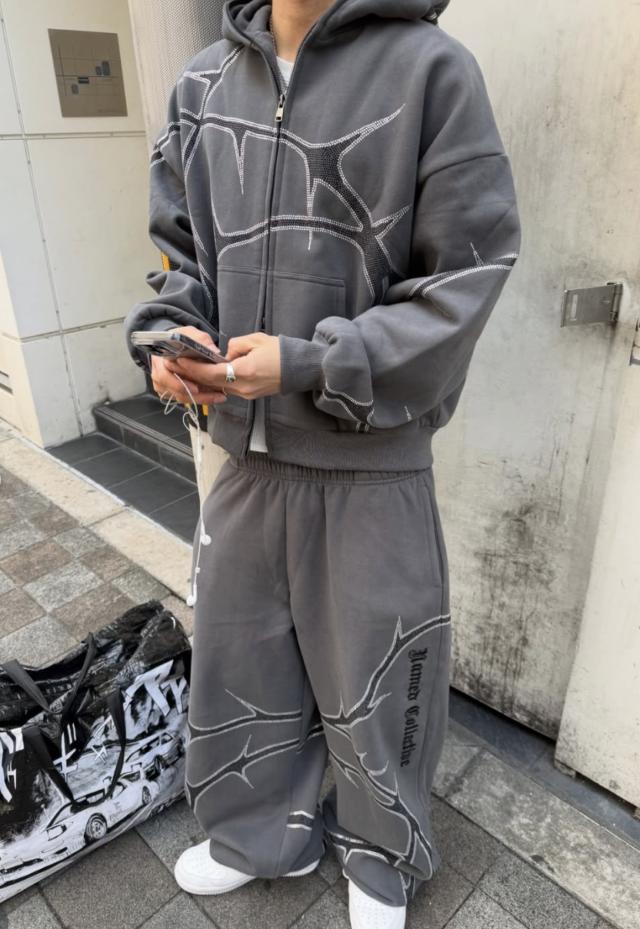 【NAMED COLLECTIVE】 FLAME HOODIE BONE FLAME HOODIE BONE – NAMED COLLECTIVE®